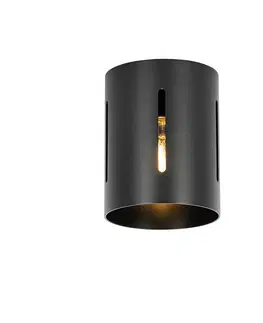 Stropni svitidla Designové stropní svítidlo černé - Yana