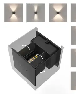Inteligentní nástěnná svítidla Hama Hama WLAN LED nástěnné světlo, aplikace CCT černá