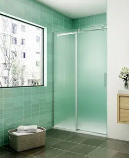 Sprchové kouty H K Posuvné sprchové dveře DIAMOND FROST 156-160x195 cm, levá varianta SE-DIAMONDFROSTL160SET