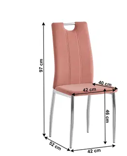 Židle Jídelní židle OLIVA NEW Tempo Kondela Hnědá