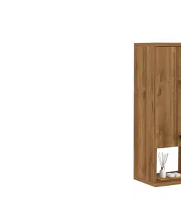 Koupelnový nábytek Kalune Design Závěsná koupelnová skříňka Mis ořech