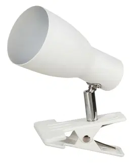 Moderní stolní lampy Rabalux bodové svítidlo Ebony E27 1x MAX 20W bílá 6026