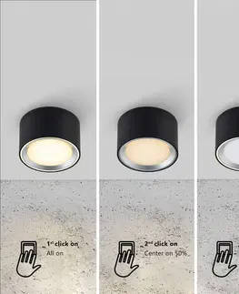 Stropní svítidla Nordlux LED downlight Fallon 3-step-dim, bílá/ocel