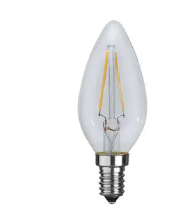 LED žárovky STAR TRADING LED žárovka - svíčka C35 filament E14 1,5W 2 700 K