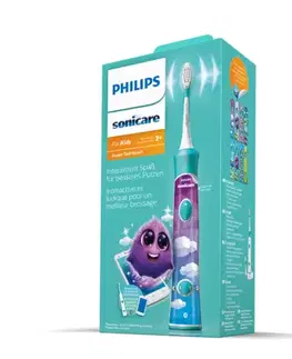 Elektrické zubní kartáčky Philips Sonický dětský zubní kartáček HX6322/04, modrá