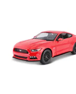 Hračky MAISTO - 2015 Ford Mustang GT, červená, 1:18