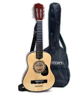 Hračky BONTEMPI - Klasická dřevěná kytara 75 cm 217531