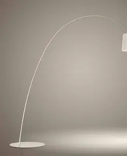 Obloukové lampy Foscarini Foscarini Twiggy Elle LED stojací lampa šedá