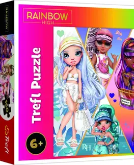Hračky puzzle TREFL - Puzzle Rainbow High: Šťastné kamarádky 160 dílků