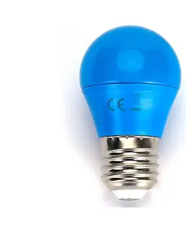 Žárovky  B.V. LED Žárovka G45 E27/4W/230V modrá -  