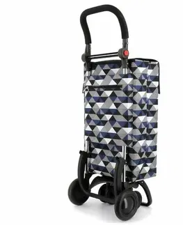 Nákupní tašky a košíky Rolser Nákupní taška na kolečkách Classic Sahara Tour 4x4, modrá