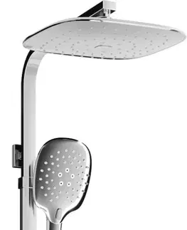 Sprchy a sprchové panely MEXEN/S Q22 chrom sprchový sloup 798222295-00