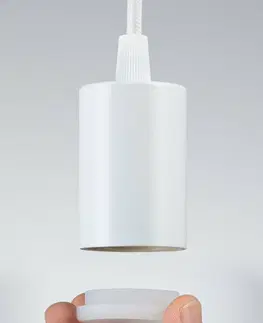 Moderní závěsná svítidla PAULMANN Závěsné svítidlo Ravi IP44 E27 max. 60W bílá mat