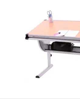 Dětské stoly a židle Naklápěcí psací stůl Dekorhome Buk