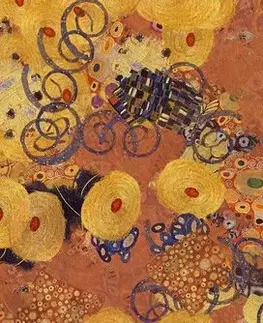 Abstraktní obrazy Obraz abstrakce inspirovaná G. Klimtem