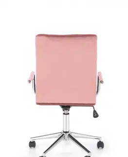 Kancelářské židle HALMAR Kancelářská židle Garria IV růžová