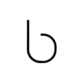 Designová nástěnná svítidla Artemide Alphabet of Light - malé písmeno b 1202b00A