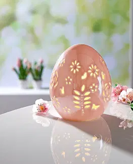 Svíčky a světelné dekorace LED porcelánové vajíčko