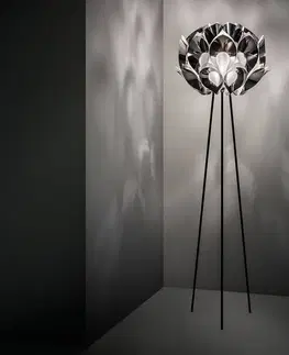 Stojací lampy Slamp Slamp Flora designová stojací lampa třínohá cín