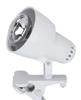Stolní lampy s klipem Rabalux stolní lampa Clip E14 R50 1x MAX 40W bílá 4356