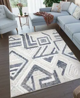 Moderní koberce Exkluzivní béžový koberec