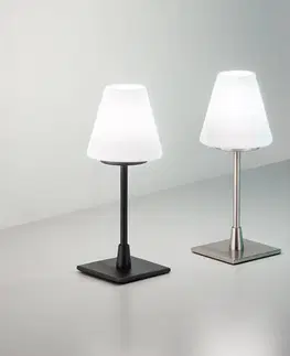 Stolní lampy Fabas Luce LED stolní lampa Lucy s dotykovým stmívačem, černá