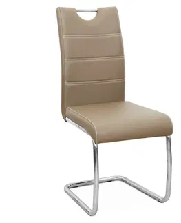 Židle Jídelní židle ABIRA NEW  Tempo Kondela Cappuccino