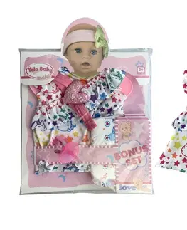 Hračky panenky MAC TOYS - Šaty s hvězdičkami na panenku 30-38cm