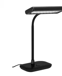 Stolní lampy do kanceláře BRILONER LED stolní lampa, 44 cm, 7,5 W, černá BRILO 7488-015