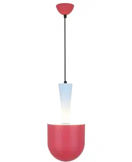 LED osvětlení Závěsná lampa VISBY Candellux Červená