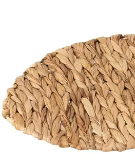 Prostírání Přírodní pletené prostírání z listů ve tvaru ryby - 48*1,5*32cm J-Line by Jolipa 12330