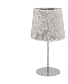 Lampy   - Stolní lampa SOPRANO 1xE27/40W/230V stříbrná 