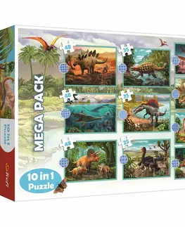 Puzzle Trefl Puzzle Dinosauři, 10v1