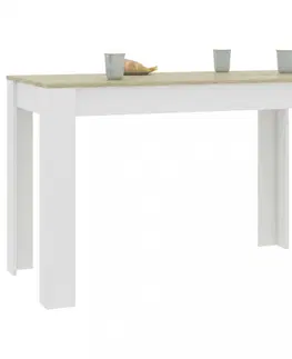 Jídelní stoly Jídelní stůl 120x60 cm Dekorhome Bílá