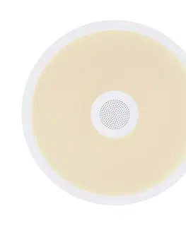 Stropní svítidla Globo LED stropní světlo Raffy reproduktor RGBW bílá