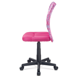 Kancelářské židle Dětská kancelářská židle TRUSKA, růžová