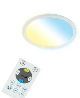 Chytré osvětlení BRILONER CCT svítidlo LED panel, pr. 29,3 cm, 18 W, 2400 lm, bílé BRILO 7058-016