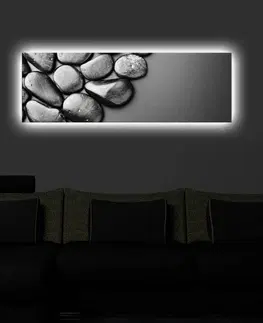 Obrazy Hanah Home Obraz s led osvětlením Stone 90x30 cm