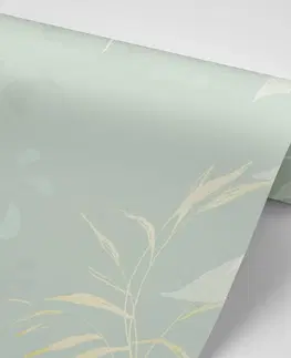 Samolepící tapety Samolepící tapeta abstraktní rostlinné zátiší v zeleném