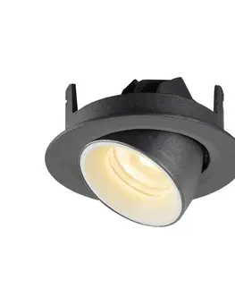 LED podhledová svítidla SLV BIG WHITE NUMINOS GIMBLE XS zápustné stropní svítidlo černé/bílé 3000 K 20° 1005832