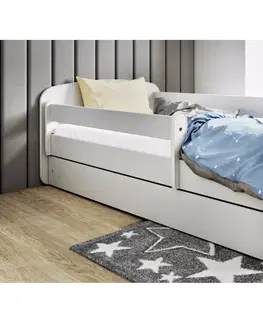 Dětské postýlky Kocot kids Dětská postel Babydreams Ledové království bílá, varianta 70x140, bez šuplíků, s matrací