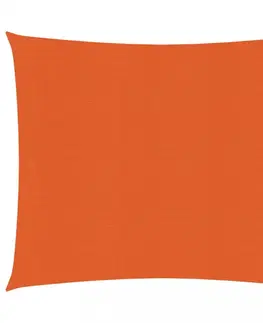Stínící textilie Stínící plachta obdélníková HDPE 2,5 x 3 m Dekorhome Oranžová