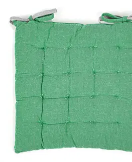 Zahradní slunečníky a doplňky Trade Concept Sedák prošívaný Heda zelená / šedá, 40 x 40 cm
