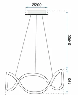 Svítidla TooLight Stropní svítidlo na dálkové ovládání APP801-CP stříbrné