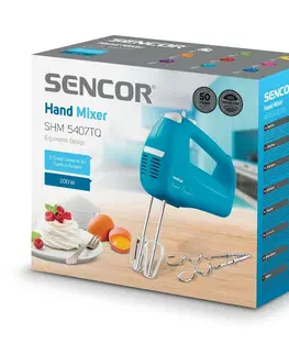 Mixéry Sencor SHM 5407TQ ruční mixér, světle modrá