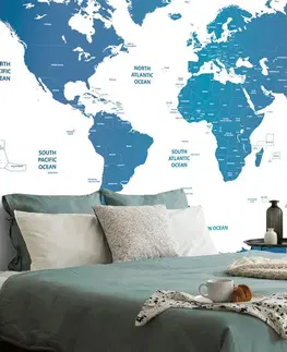 Tapety mapy Tapeta mapa světa s jednotlivými státy