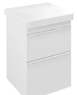 Koupelnový nábytek SAPHO SITIA umyvadlová skříňka 46,4x70x43,4cm, 2xzásuvka, bílá mat