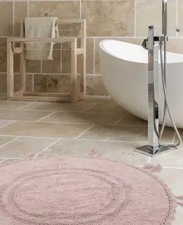 Koupelnové předložky L'essentiel Koupelnová předložka Olivid 100 cm růžová