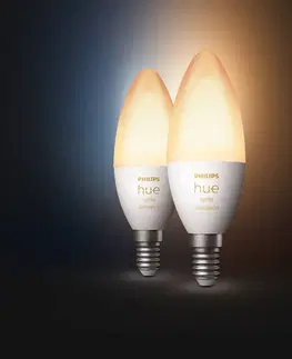 Chytré žárovky Philips Hue Philips Hue svíčka White Ambiance 2x E14 5,2W