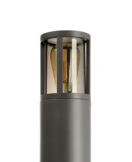Stojací svítidla Light Impressions Deko-Light stojací svítidlo - Facado II kulaté tónované 650mm, 1x max 20 W, E27, šedá 730499